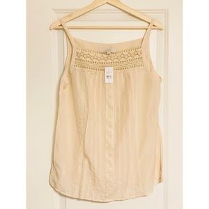 Loft Eyelet Cotton Cami